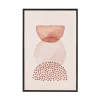 Abstract Decoracion De Pared Negro, Blanco, Marron