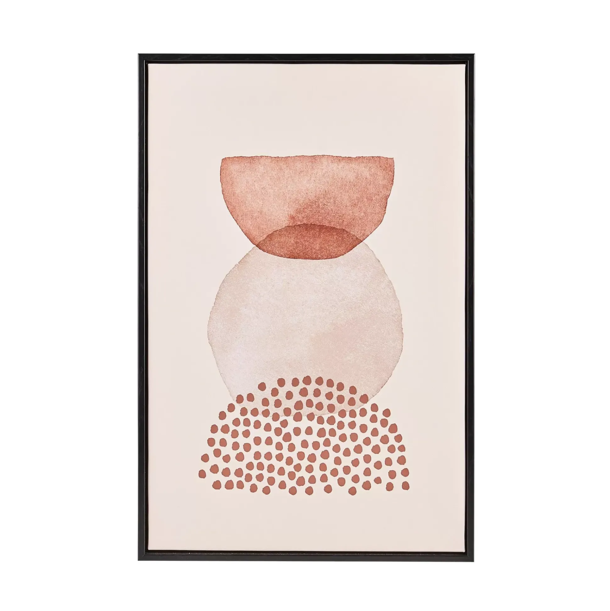 Abstract Decoracion De Pared Negro, Blanco, Marron