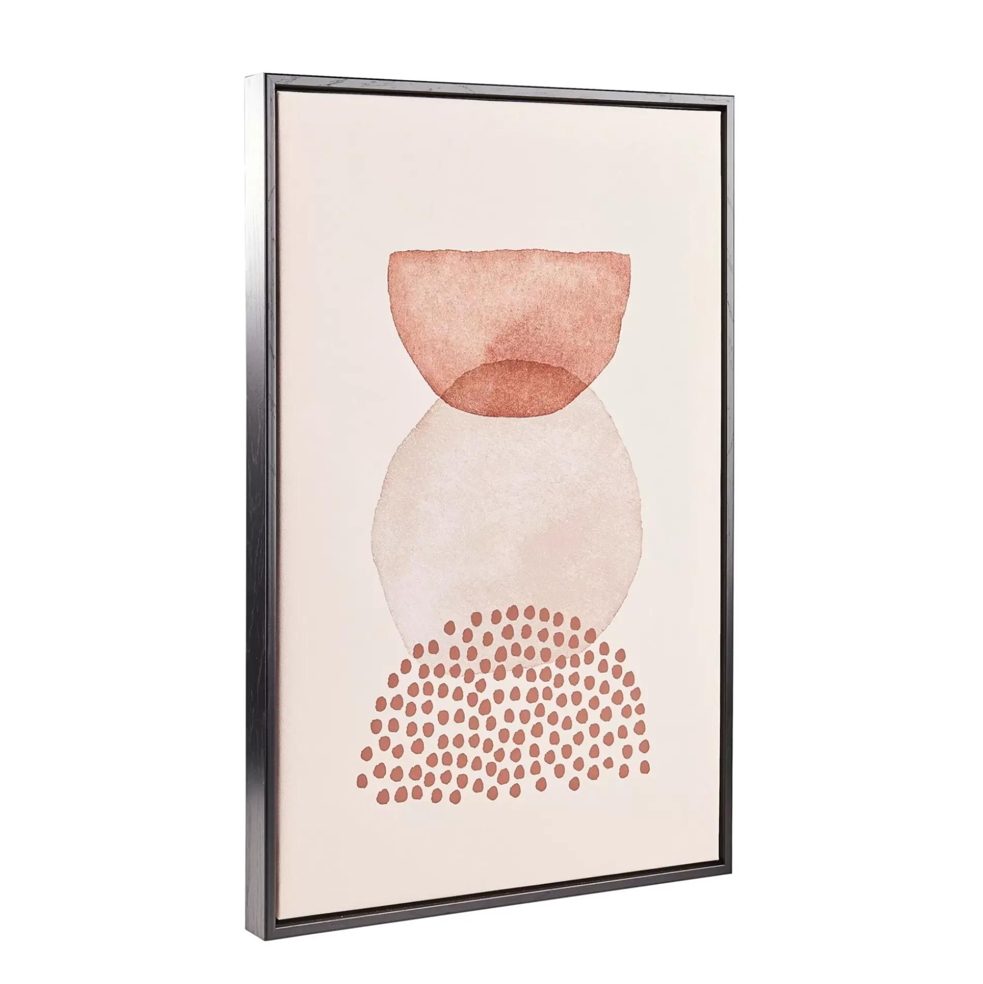 Abstract Decoracion De Pared Negro, Blanco, Marron