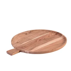 Acacia Chic Plato Con Asa Natural