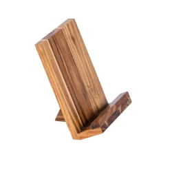 Acacia Lux Atril De Cocina Soporte Tableta Natural