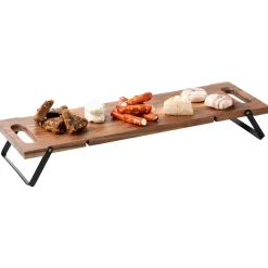 Acacia Lux Tabla Para Servir Negro, Natural
