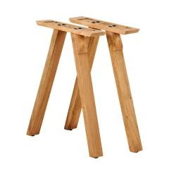Acacia Patas De Mesa V Juego De 2 Natural