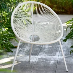 Acapulco Silla Lounge Blanco