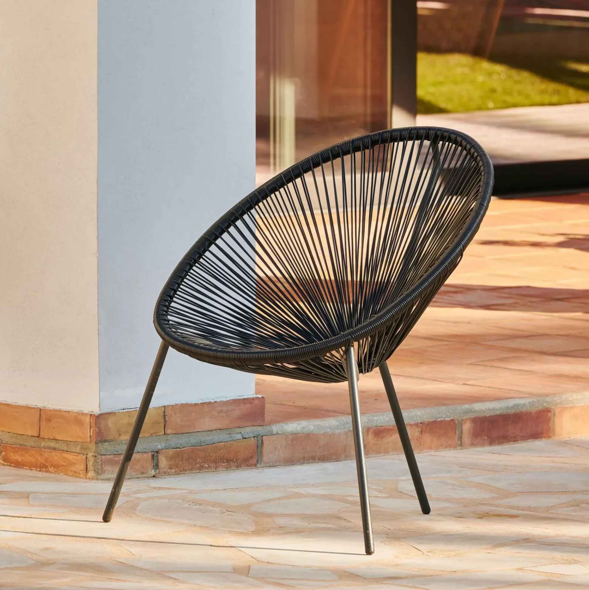 Acapulco Silla Lounge Negro