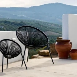 Acapulco Silla Lounge Negro