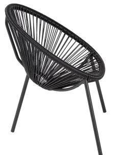 Acapulco Silla Para Ninos Negro