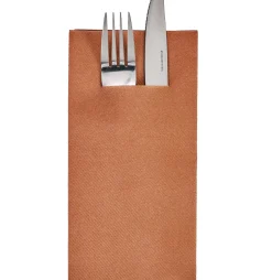 Airlaid Servilletas/Cubiert. Juego De 12 Bronceado