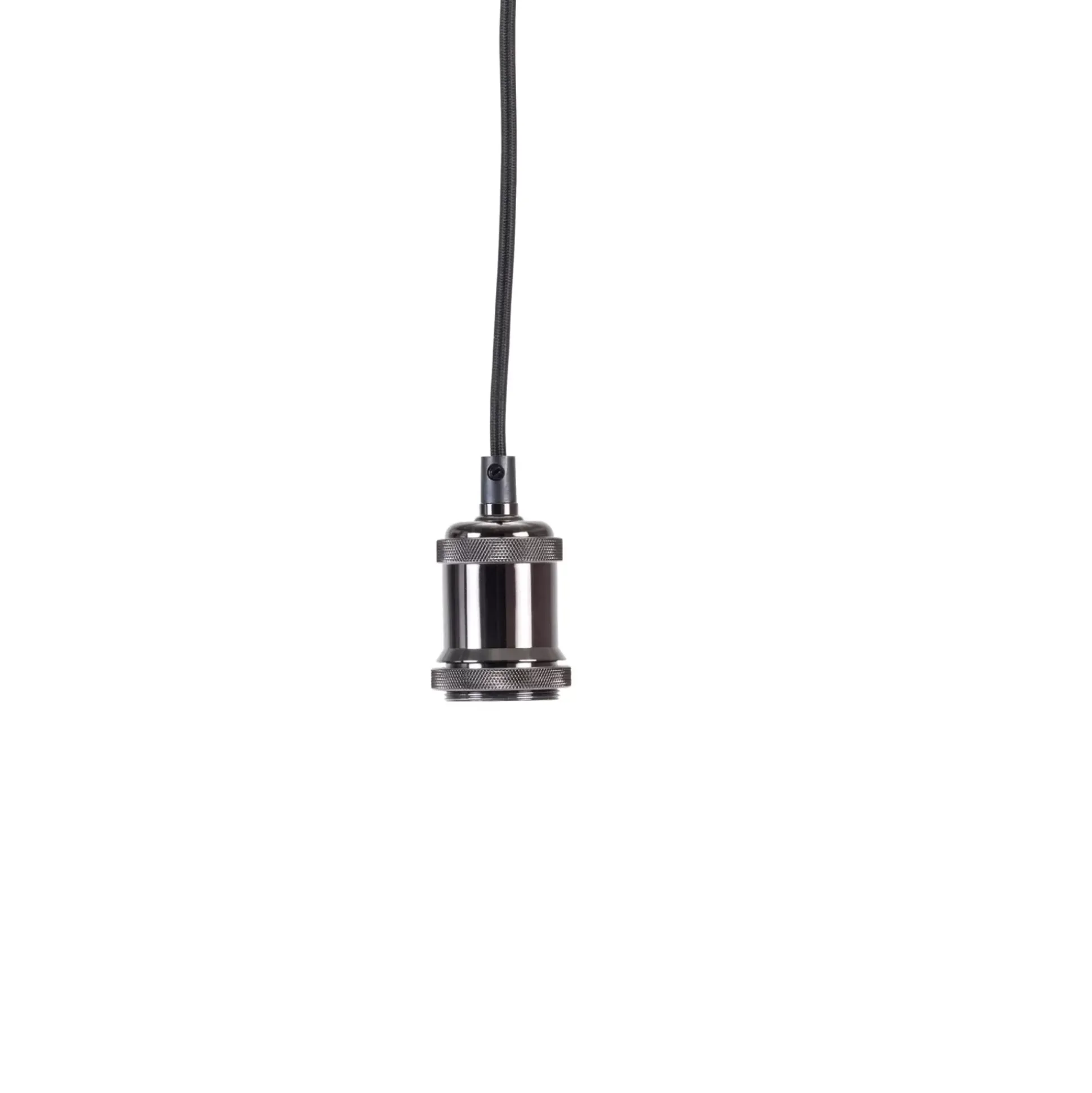 Alu Lampara Colgante Negro, Metal