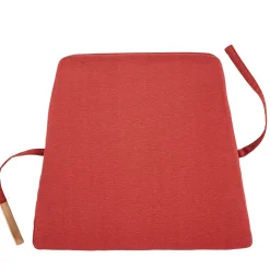 August Cojin De Asiento Rojo