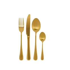 Axelle Cubierto De 16 Piezas Dorado