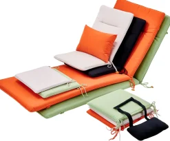 Azur Cojin De Jardín Para Silla Bistro Gris Claro