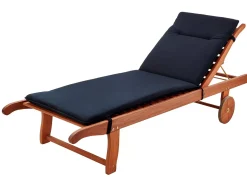 Azur Cojines De Jardín Para Tumbona Negro