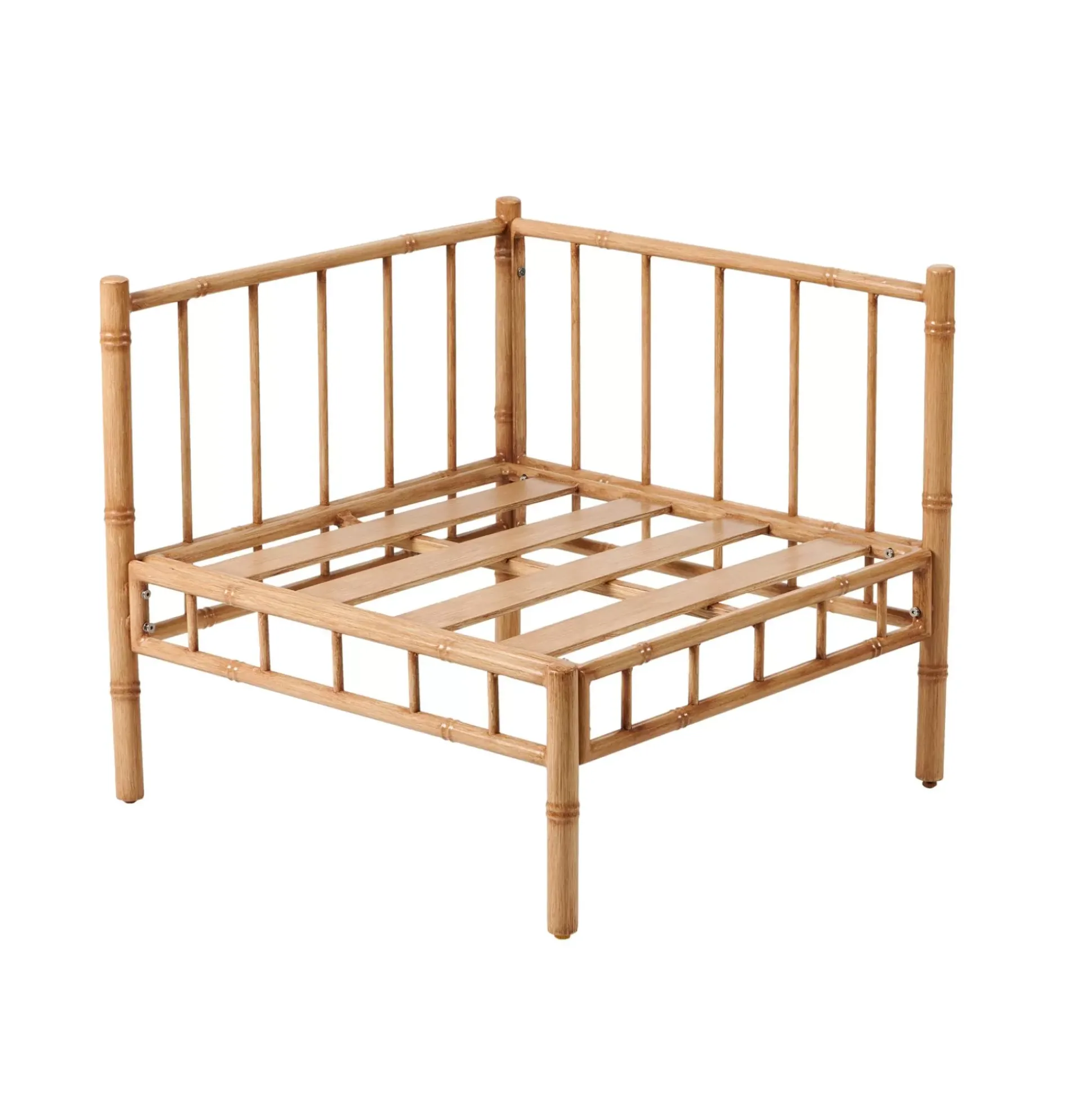 Bambolette Silla Esquinera Aspecto Bambu