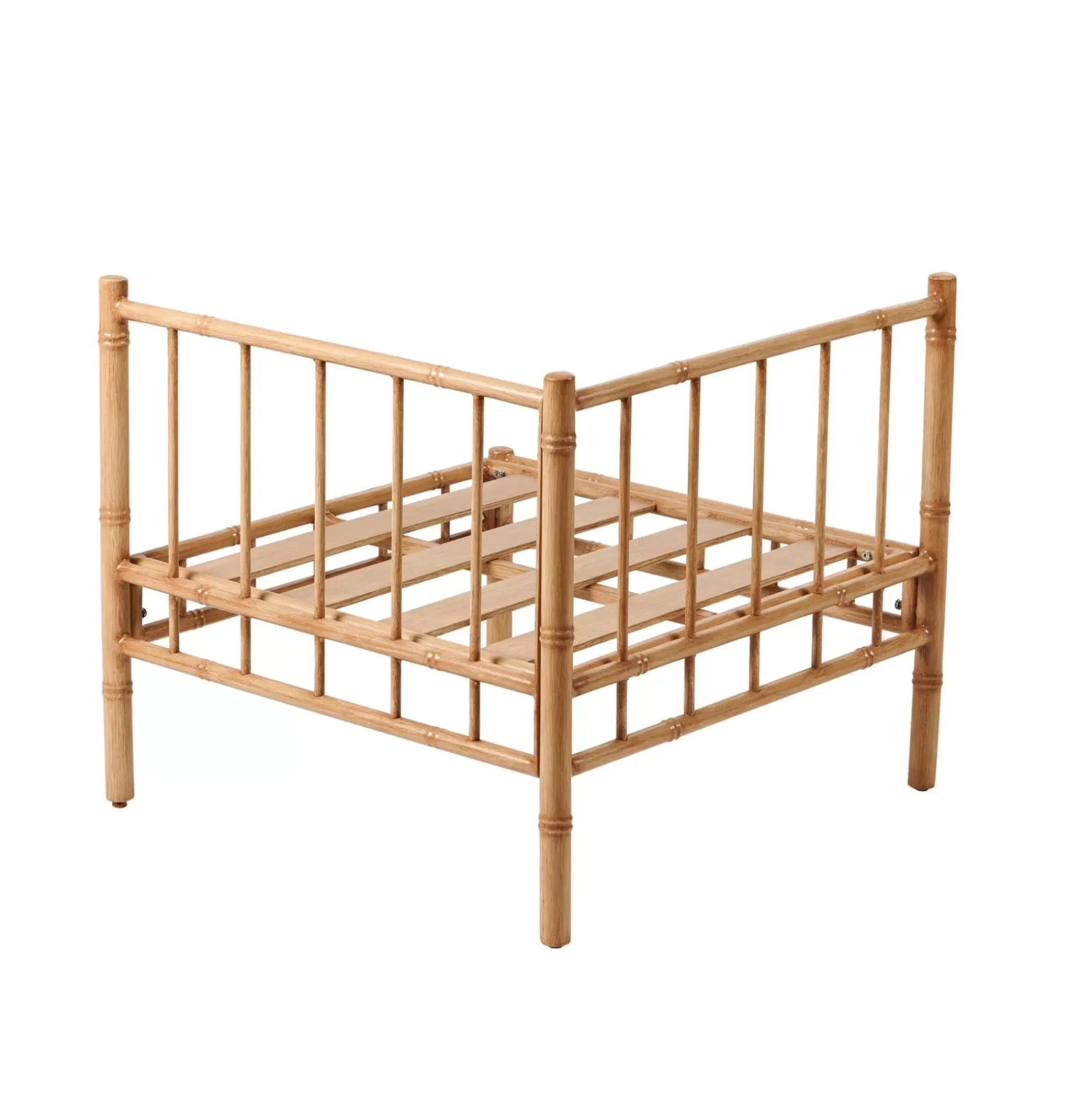 Bambolette Silla Esquinera Aspecto Bambu