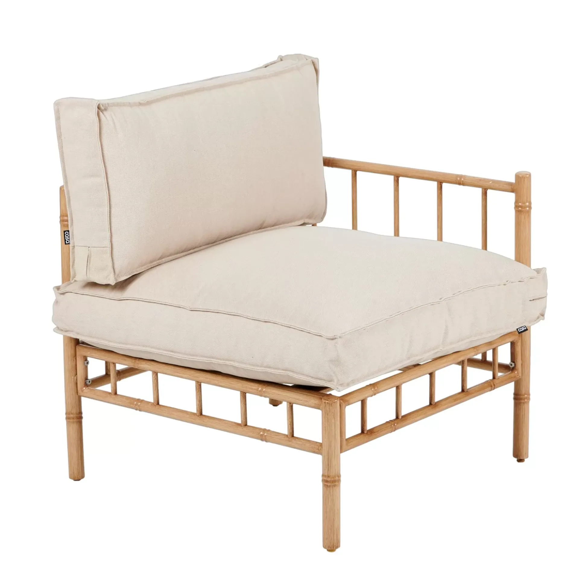 Bambolette Silla Esquinera Aspecto Bambu