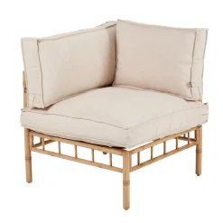 Bambolette Silla Esquinera Aspecto Bambu