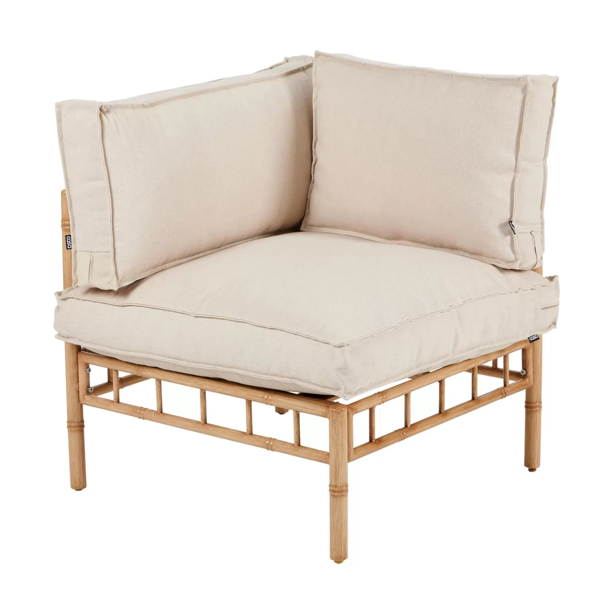 Bambolette Silla Esquinera Aspecto Bambu