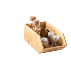 Bamboo Organizador Apilable Natural