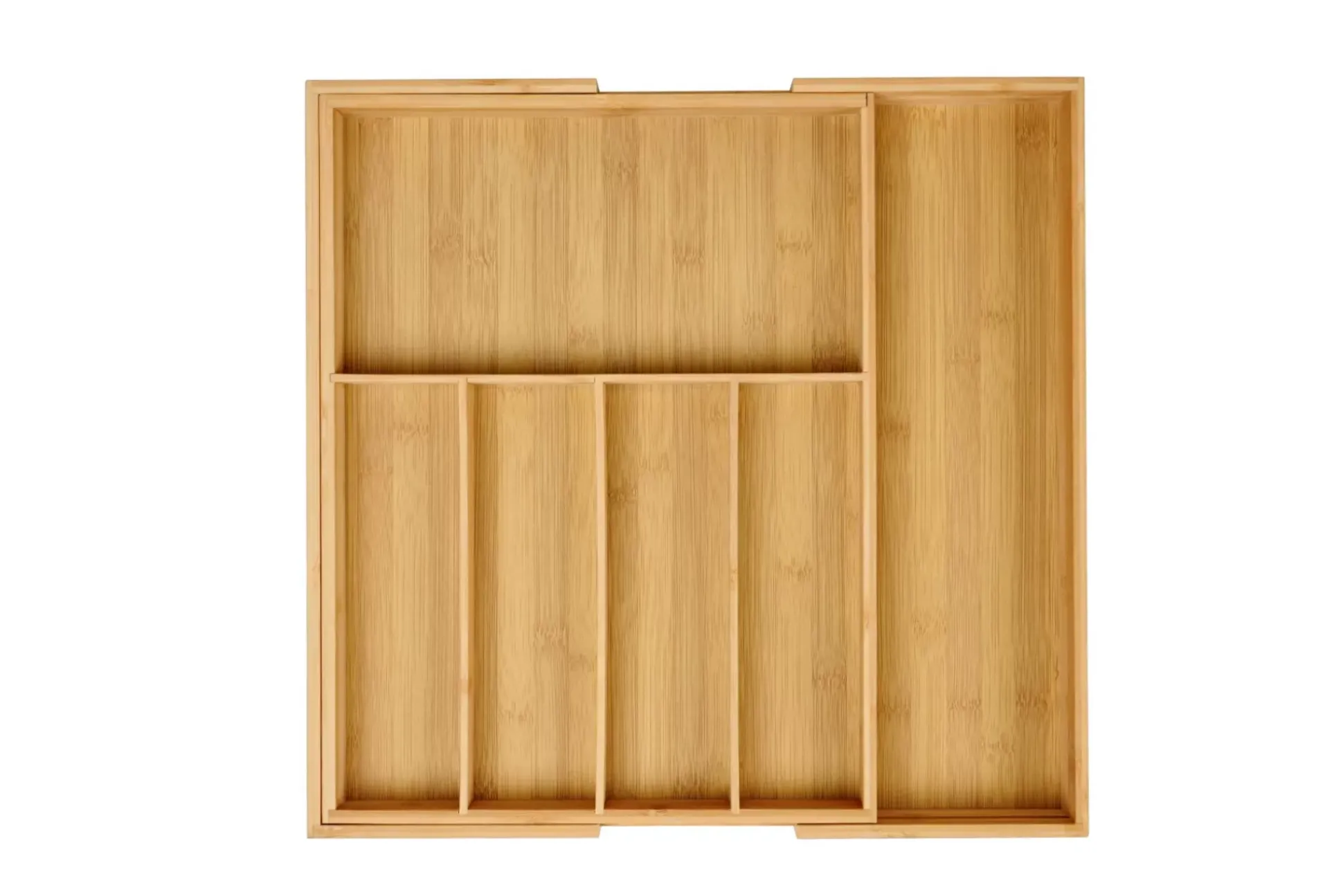 Bamboo Organizador Cajon Extensible Natural