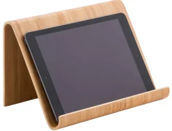 Bambus Soporte Tableta Atril De Cocina Natural