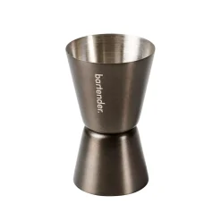 Bartender Vaso Graduado Gris Oscuro