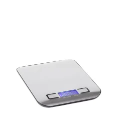 Basic Balanza Cocina Digital Metal, Plateado