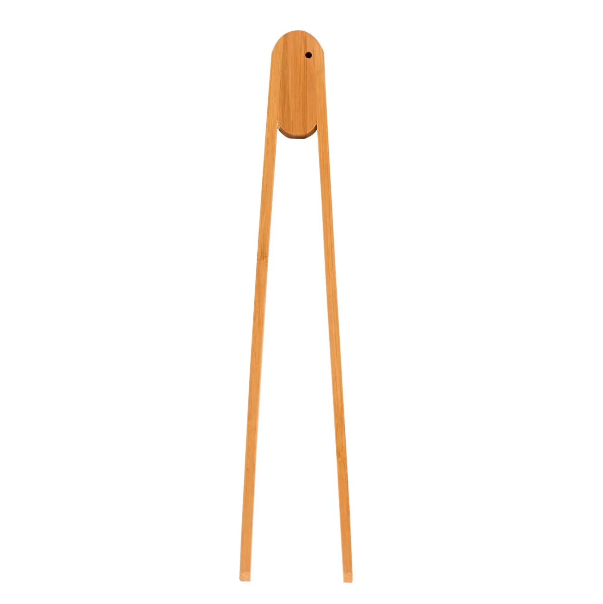 Basic Bamboo Tenazas Para Barbacoa Natural