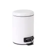 Basic White Cubo Con Pedal Blanco