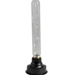 Bati Soporte Lamprar Pila E27 Negro