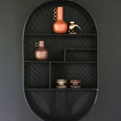 Bavi Estanteria De Pared Negro