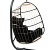 Bazai Silla Colgante Con Soporte Negro