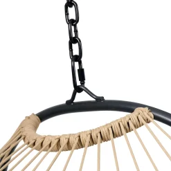 Bazai Silla Colgante Con Soporte Negro