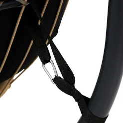 Bazai Silla Colgante Con Soporte Negro