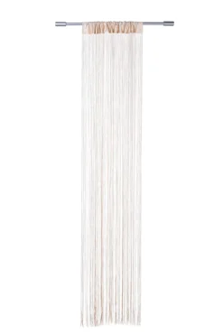 Beige Cortina De Flecos Beis