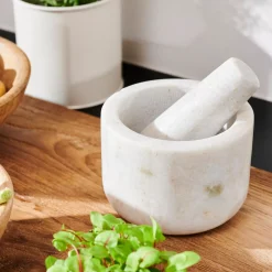 Beige Granite Mortero Con Maja Beis
