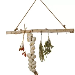 Birch Rama Con 7 Ganchos Natural