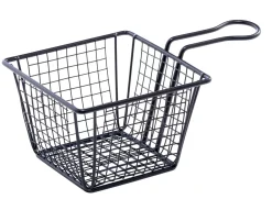 Black Cesta Para Servir Negro