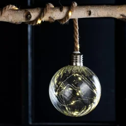 Bloxem Bola Decorativa Con 20 Leds Transparente