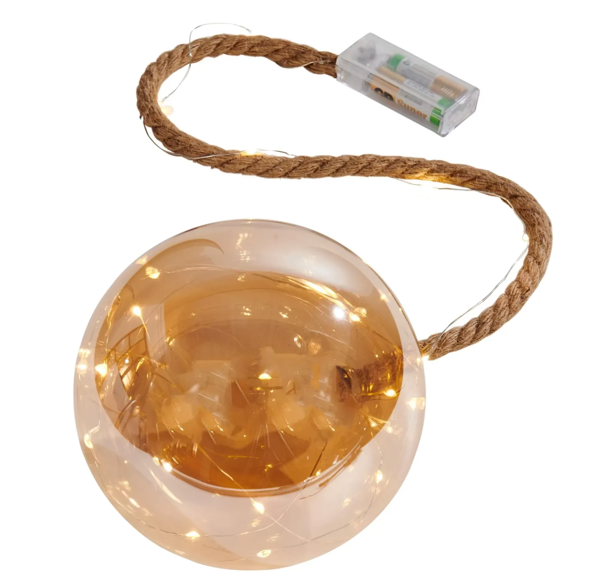 Bloxem Bola Decorativa Con 21 Leds Dorado