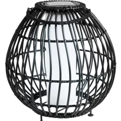 Bo Lampara Solar Negro