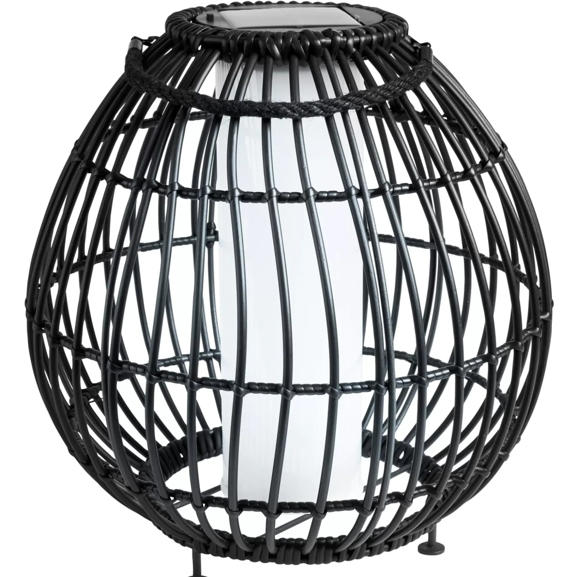 Bo Lampara Solar Negro