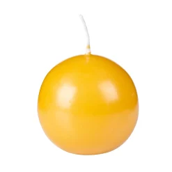 Bola Vela Esferica Amarillo
