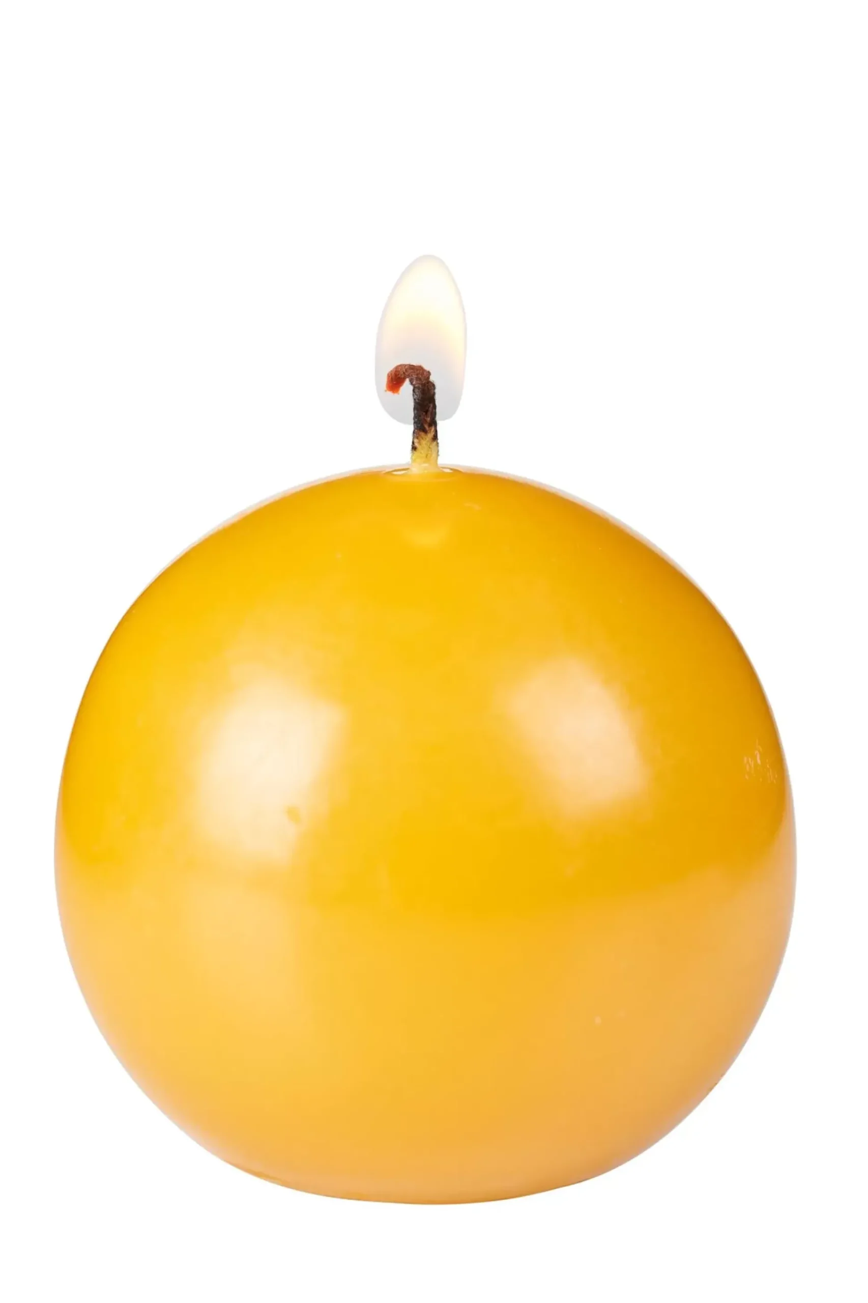 Bola Vela Esferica Amarillo