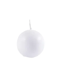 Bola Vela Esferica Blanco