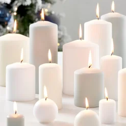 Bola Vela Esferica Blanco
