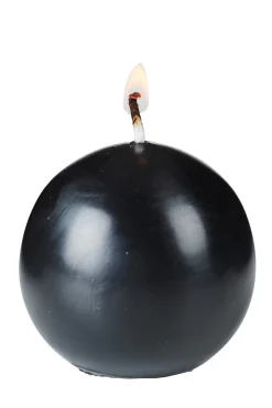 Bola Vela Esferica Negro