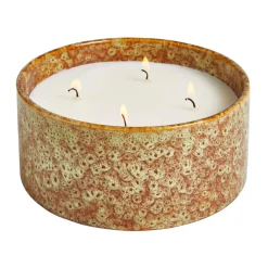 Bowl Vela En Vaso Blanco