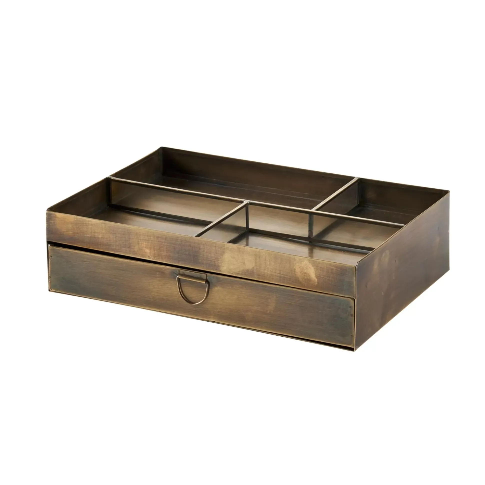 Brass Organizador De Escritorios Bronceado