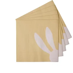 Bunny Paquete De 20 Servilletas Amarillo